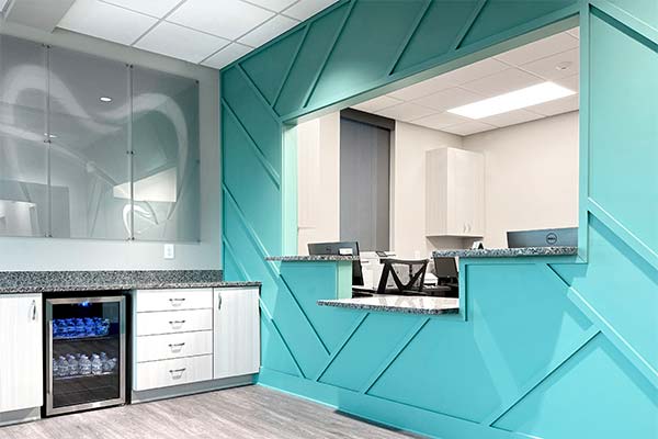 patient reception area